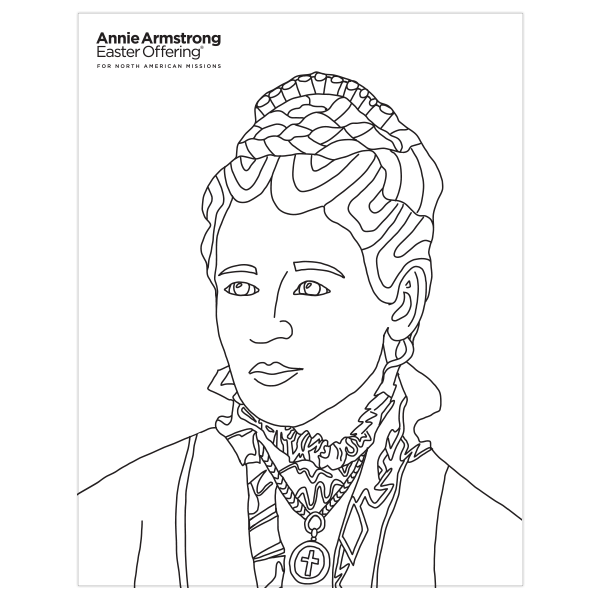 Kids Resource – Annie Armstrong Coloring Sheet